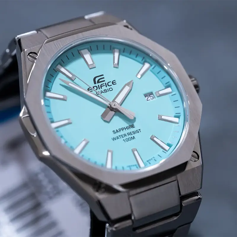 Casio Edifice EFR-S108D-2BV Tiffany Dial Men's Watch